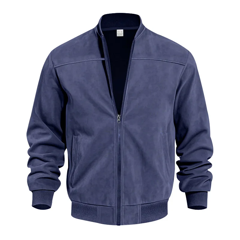 blouson aviateur en daim
