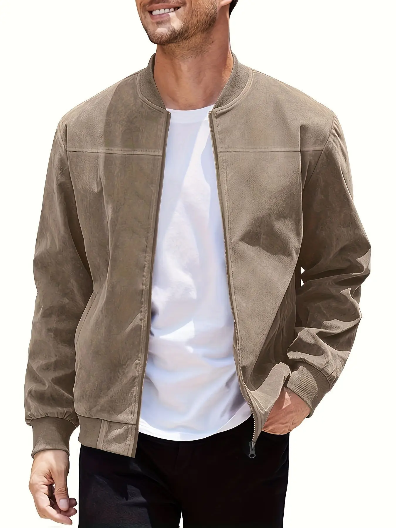 qualité blouson daim