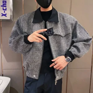 blouson laine homme