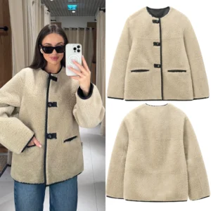 Blouson moumoute femme rétro