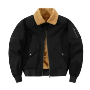 blouson aviateur en laine