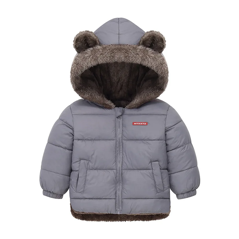vêtement d’hiver à capuche en coton