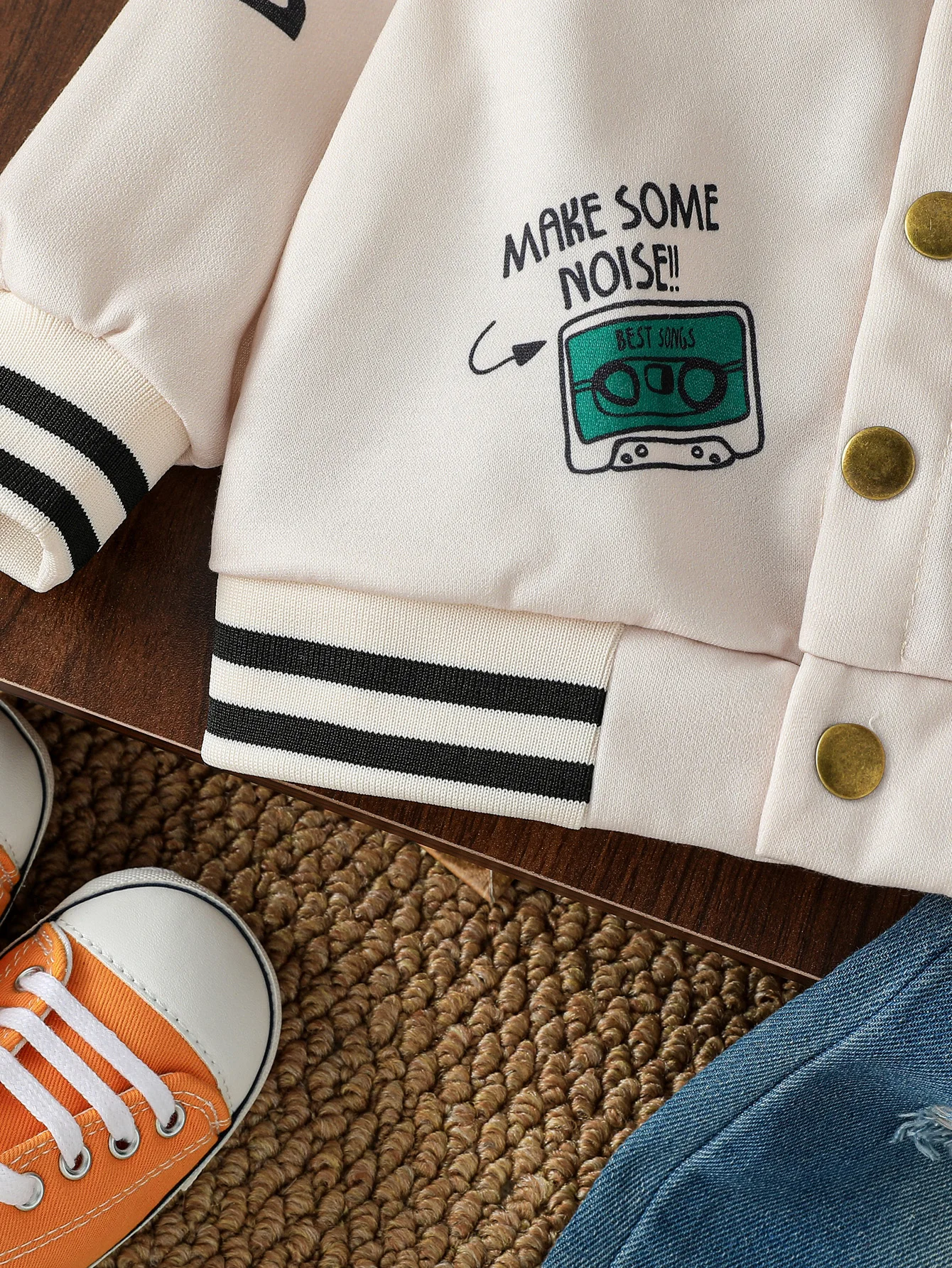 Blouson bébé en tissu doux