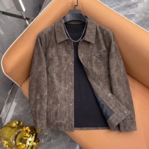 Le-Blouson cuir rétro homme
